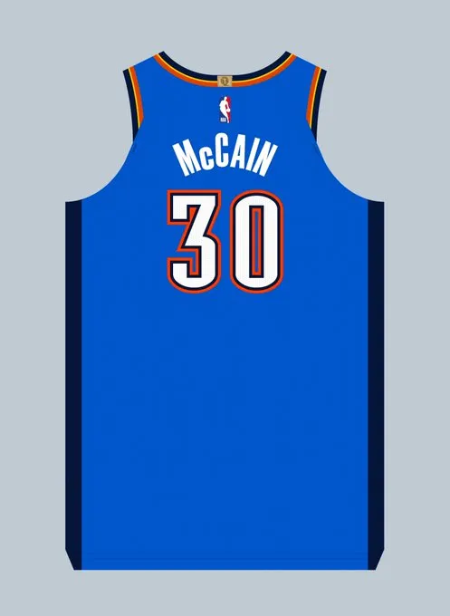 2030！球衣博主：贾里德-麦凯恩将在雷霆身穿30号球衣